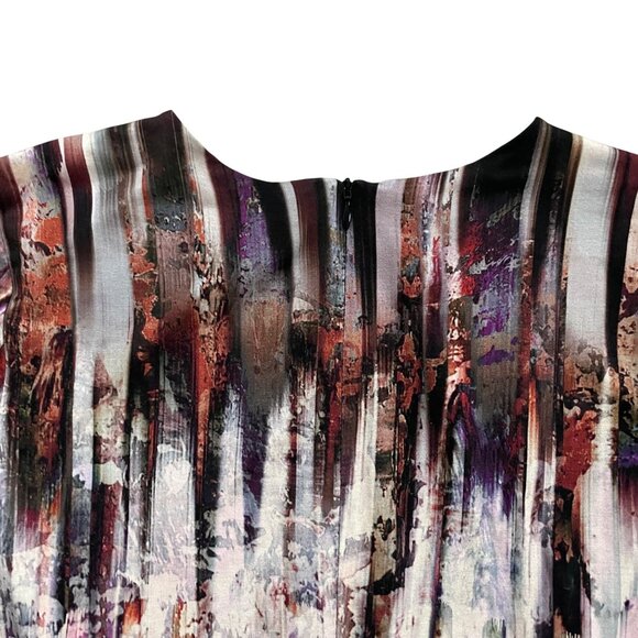 Karen Kane Amber Waves Sheath Dress XL Multicolor Polyester & Rayon Blend - Picture 8 of 9